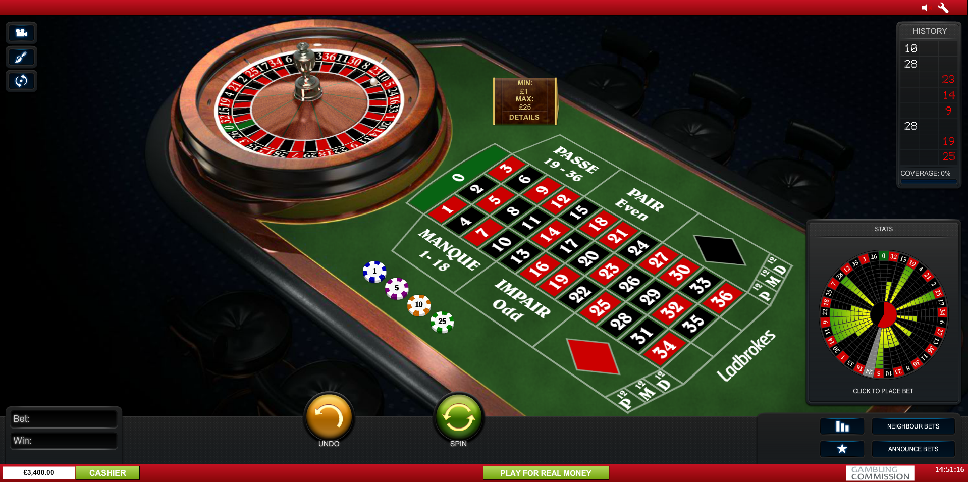 Roulette Game Real Money